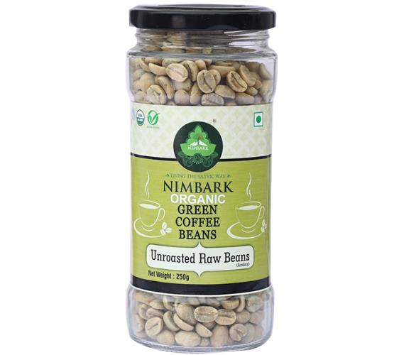Nimbark Organic Green Coffee Beans Whole | Coffee Beans | Green Coffee 250gm